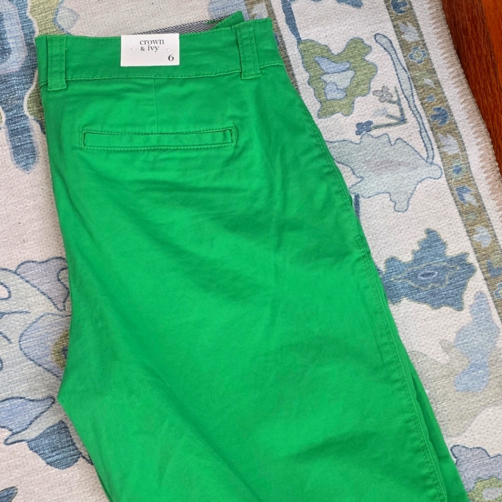 Green pants